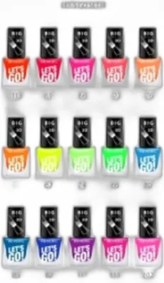 Obrázek produktu pro Lak na nehty Lets Go Set 3 Neon