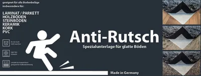 Produktbild von Teppich Anti-Slip - 100 Weiß 110cm x 160cm Weiß