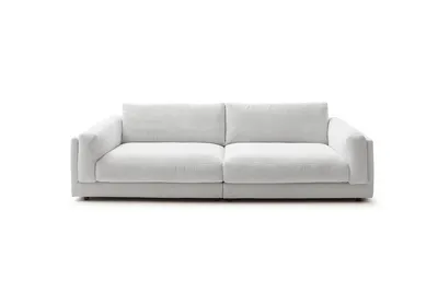 Produktbild von KAWOLA Big Sofa RAINA Cord hellgrau
