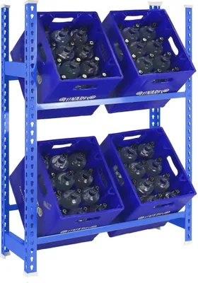 Zdjęcie produktu dla SIMONBOTTLE Półka metalowa 2-1000x800x300 NIEBIESKA