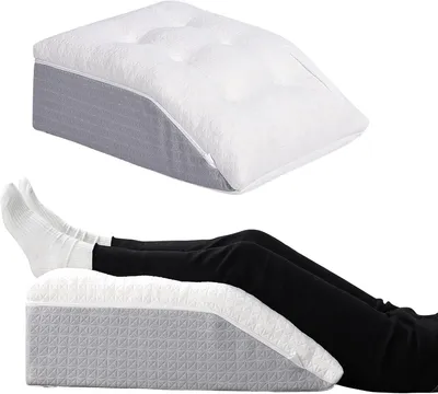 Produktbild von Beinstützkissen, Memory Foam, für Schlaf, mit abnehmbarem Bezug