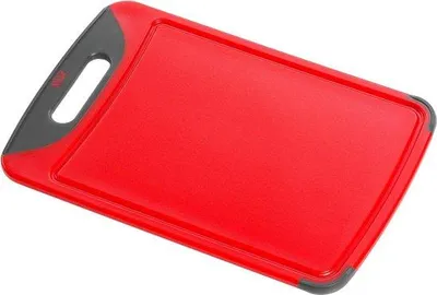 Image de Plaque de cuisson antibactérienne - Rouge - 38 x 25 cm