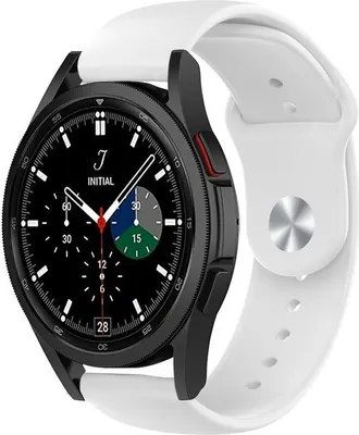 Produktbild von Strap-it Samsung Galaxy Watch 4 Classic 46mm Sportarmband (Weiß)