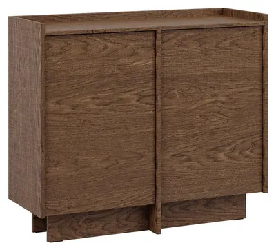 Produktbild von Buffet Japandi mit 2 Türen, Dunkles Holzoptik, 102cm