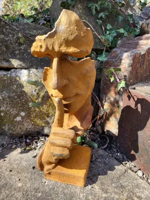 Produktbild von Gusseisen Figur nicht sprechen