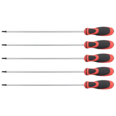 Zdjęcie produktu dla vidaXL 5-częściowy zestaw wkrętaków Torx 300 mm