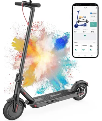 Produktbild von E-Scooter Elektro Roller 36V 5.2Ah Akku 15km Reichweite 8.5 Zoll Schwarz