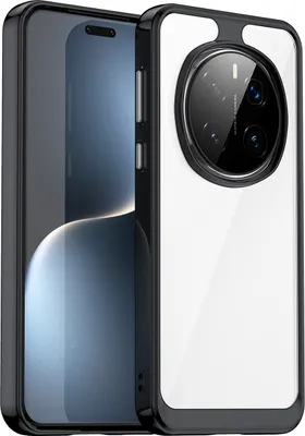 Obrázek produktu pro Pouzdro pro Honor Magic7 Pro průhledné, nárazuvzdorné TPU silikonové ochranné pouzdro černé
