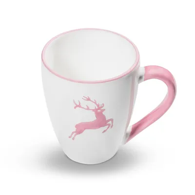 Produktbild von Gmundner Keramik Rosa Hirsch Frühstücksbecher 0,3 ltr.
