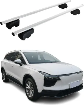 Obrázek produktu pro Příčné střešní nosiče pro Aiways U5 2020–2023, barva Fer Argent, schválené ABE