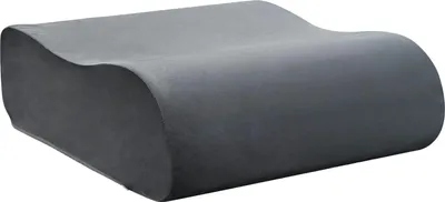 Image de Coussin d'assise vidaXL, gris uni, 40 x 40 x 13 cm, mousse PU