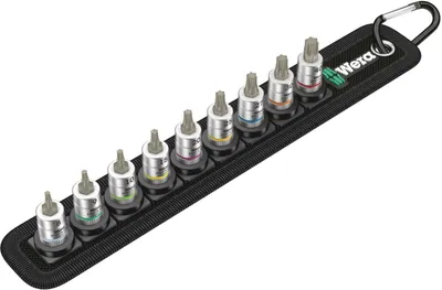 Image de Wera Belt A 3 TORX HF Zyklop Jeu de douilles à embout TORX 1/4