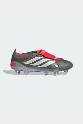 Imagen del producto de Zapatillas de fútbol Adidas Predator Elite SG con lengüeta plegable, color gris, talla 46 2/3