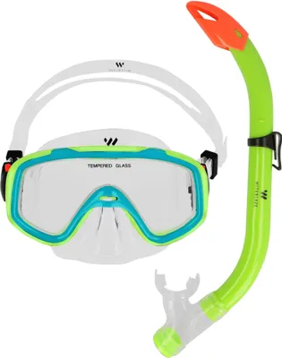 Produktbild von Witeblaze Kinder Tubbataha S Schnorchel Set lime