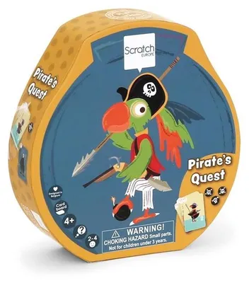 Immagine prodotto di Gioco di puzzle 4in1 - Il viaggio del pirata con le carte