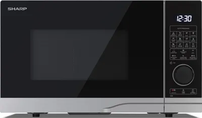 Produktbild von SHARP YC-PC254AE-S 4-in-1 Mikrowelle (25 L, 900 W MW, 1200 W Grill, 2050 W Heißluft, 10 Leistungsstufen), (14 Automatikprogramme, Silber