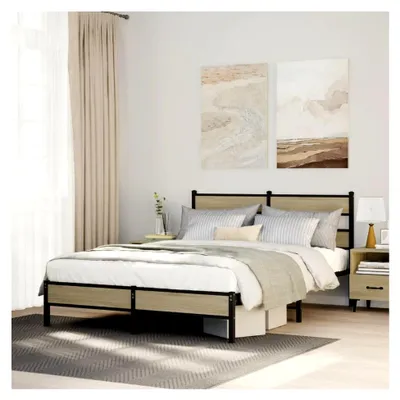 Produktbild von Bettgestell Sonoma Eiche 140x190 cm ohne Matratze