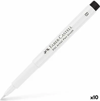 Produktbild von Filzstifte Faber-Castell Pitt Artist Weiß (10 Stück)