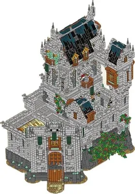 Immagine prodotto di Set di costruzioni per castelli medievali, 8603 pezzi ecologici, compatibili con i blocchi da costruzione, con istruzioni