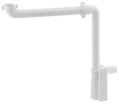 Produktbild von Bruckner MURALES Möbel-Siphon, raumsparend, 5/4", Ablauf 32mm, weiß