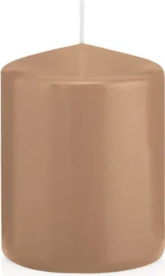Produktbild von Stumpenkerzen Karamell Caramel 8 x 5,8 cm (H x D) 16 Stück, deutsche Markenkerzen