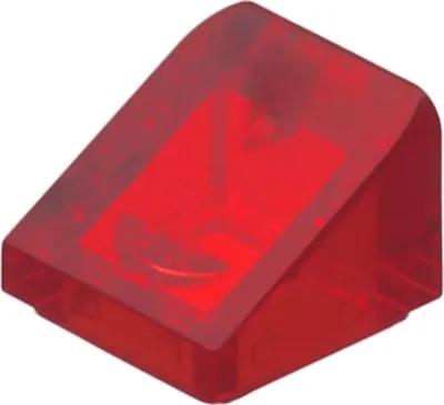 Produktbild von Lego® 1x1 Schrägstein 30° x 1 x 1 x 2/3 54200 - 100 Stück Trans - Rot