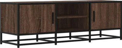 Produktbild von vidaXL TV-Schrank Eichen-Optik 120x35x41 cm Holzwerkstoff und Metall