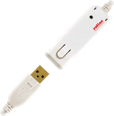Image de ROLINE Câble répéteur actif USB 2.0 (seulement pour 12.04.1085), 12 m