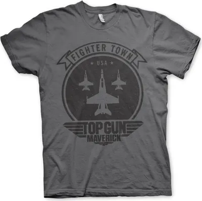 Produktbild von Top Gun Maverick Fighter Town T-Shirt - XX-Large - DarkGrey