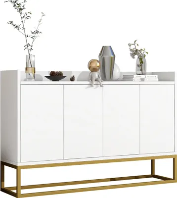 Produktbild von Sideboard 120/30/80 cm, Wohnzimmerschrank mit Türen, Mehrzweckschrank, Aufbewahrungsschrank