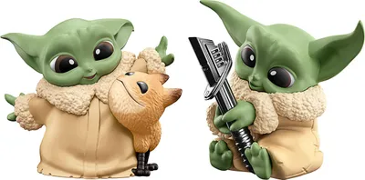 Produktbild von Hasbro, 2er-Set Grogu Loth Cat Cuddles/Darksaber Discovey Star Wars The Bounty Series 5., Bunt
