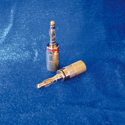 Produktbild von Bananenstecker Rot. Für Kabel bis 4mm