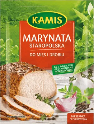 Zdjęcie produktu dla Kamis Marynata Staropolska Do Mięs i Drobiu - Przyprawa Mieszanka 20g