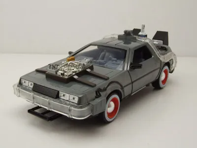 Image de Jada Toys Retour vers le futur III Hollywood Rides Diecast modèle 1/24 DeLorean Time Machine JADA32166