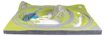Fertigterrain "Bolzen" für Spur Z, 77x52 cm, ca. 14 cm hoch