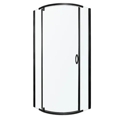 Zdjęcie produktu dla Kabina prysznicowa Kerra Splash BLACK 90cm, bez brodzika