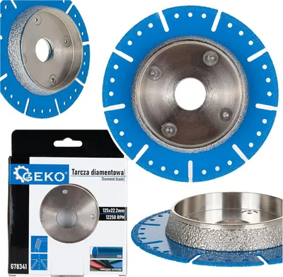 Produktbild von GEKO | Diamantscheibe 125mm, Diamanttrennscheibe, Diamant Trennscheibe