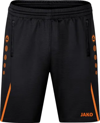 Produktbild von JAKO Uni Trainingsshort Challenge, Farbe:schwarz/neonorange, Größe:S