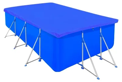 Produktbild von Poolabdeckungen 2 Stück PE Rechteckig 90 g/qm 400x207 cm