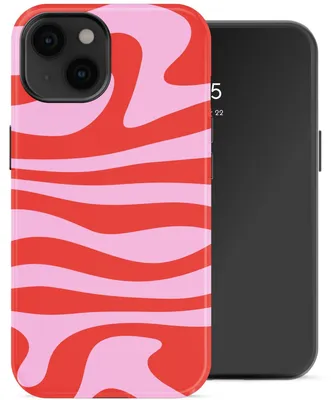 Productafbeelding van Selencia Vivid Backcover met MagSafe voor de Apple iPhone 14 - Dream Swirl Pink