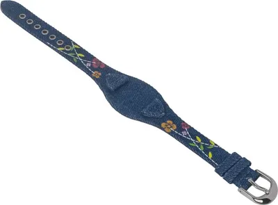 Produktbild von s.Oliver Uhrenarmband Materialmix blau 14mm SO-2381-LQ