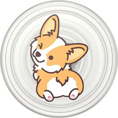 Obrázok produktu pre PopSockets 806487, Madlo, Čierna, Oranžová, Priesvitné, Biela, Zvierací vzor, Každá značka, 1 kusov, 38,8 mm