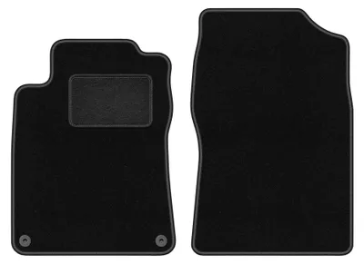 Imagen del producto de Alfombrillas delanteras de moqueta para Citroen XM 1989-2000 (familiar/sedán/hatchback) – 2 piezas, negras, a medida – Wielganizator LUX
