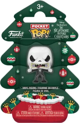 Produktbild von Nightmare before Christmas Holiday 2025 Pocket POP! Vinyl Schlüsselanhänger Jack Tree Holiday Box 4 cm