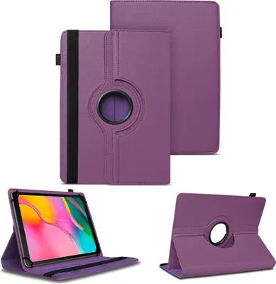 Produktbild von Tablet Tasche für Samsung Galaxy Tab A 10.1 2019 Hülle Schutzhülle 360° DrehbarFarben:Lila