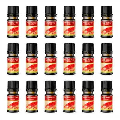 Produktbild von Melone Duftöl 10ml in Glasflasche - Anzahl: 18 Stück