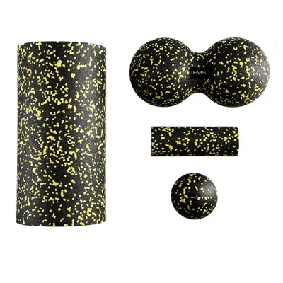 Immagine prodotto di HMS FSBM04 set massaggio rulli e palline (4 pezzi) nero/giallo