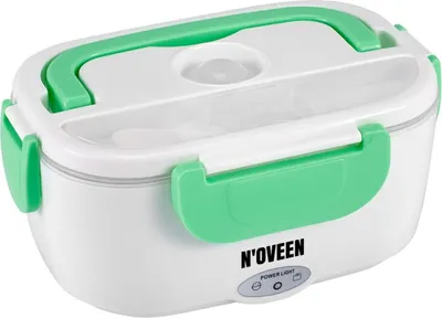 Obrázek produktu pro N'oveen Elektrický ohřívač obědů s ohřívanou nádobou na jídlo bez BPA (mátový, 230 V)