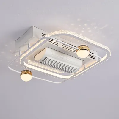 Produktbild von Deckenventilator mit LED Beleuchtung mit Fernbedienung Lichtfarbe/Helligkeit einstellbar 6 Geschwindigkeiten, timer 2 Stunden YX2024-FX