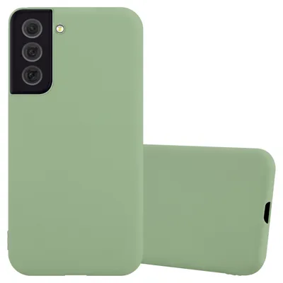 Produktbild von Cadorabo Hülle für Samsung Galaxy S22 Schutzhülle in Grün Handyhülle TPU Silikon Etui Case Cover